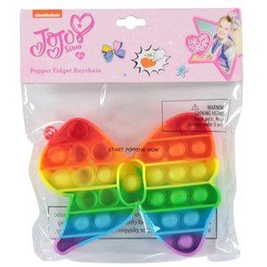 JoJo Siwa Bow Pop It JoJo Siwa Sensory Toys JoJo Siwa Popper Fidget Keychain